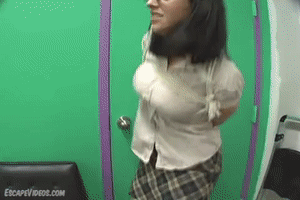 escapevideos.com - Charlotte Bound Hooded Fondled 1 thumbnail